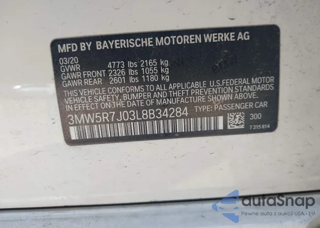 3MW5R7J03L8B34284: 43076903