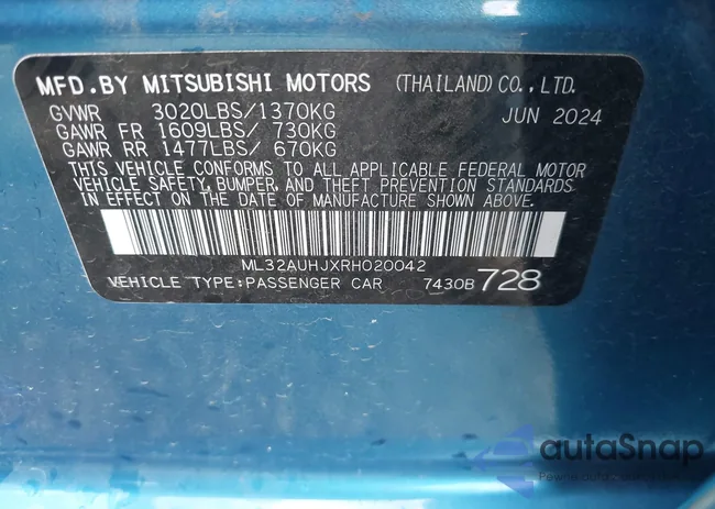 ML32AUHJXRH020042: 43076994