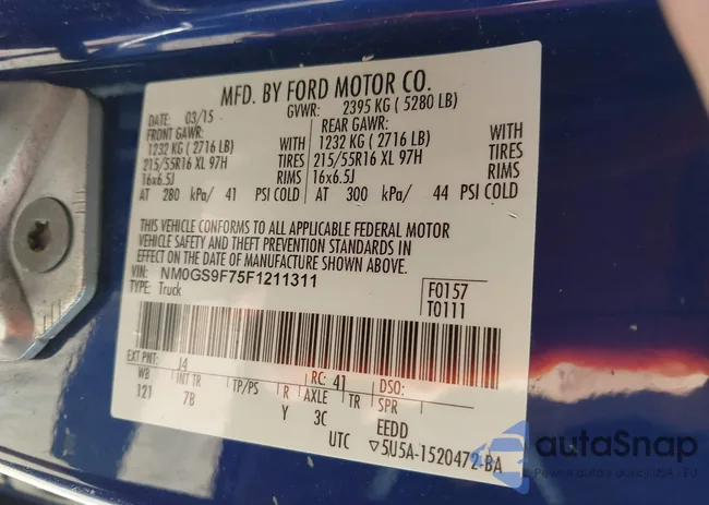 NM0GS9F75F1211311: 43077118