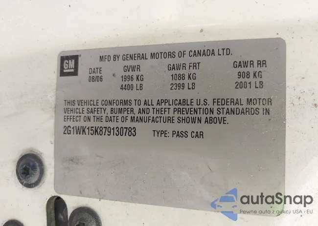 2G1WK15K879130783: 43078218