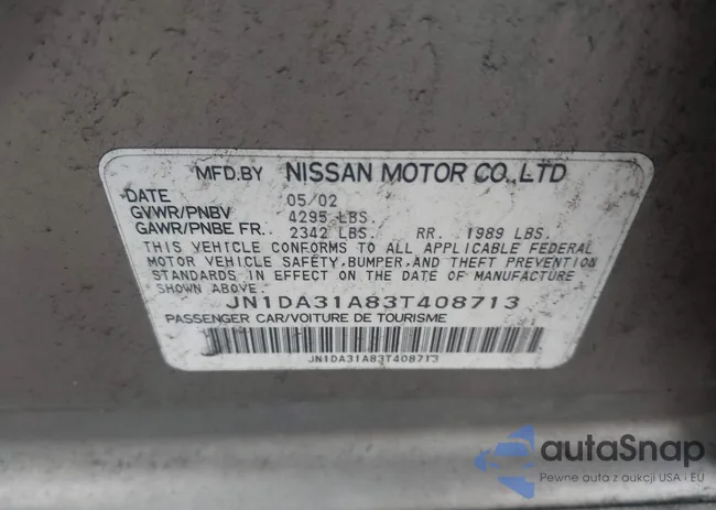 JN1DA31A83T408713: 43078365