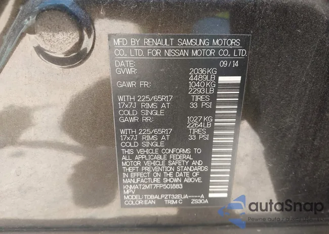 KNMAT2MT7FP501883: 43078454