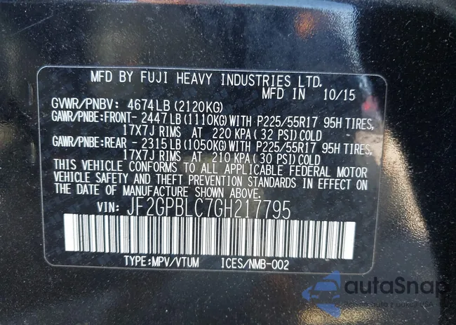 JF2GPBLC7GH217795: 43078537