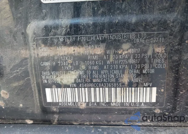 4S4BRBCC8A3365859: 43078604