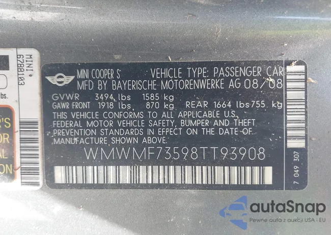 WMWMF73598TT93908: 43077873