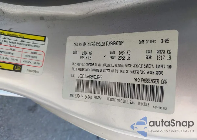 1C3EL55R65N633845: 43078137