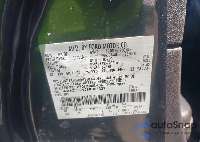 4M2CU97128KJ03337: 43079546