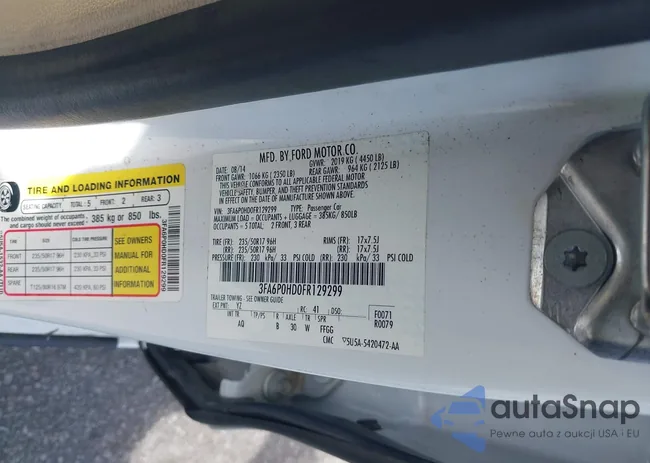 3FA6P0HD0FR129299: 43079630