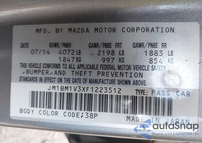 JM1BM1V3XF1223512: 43079671