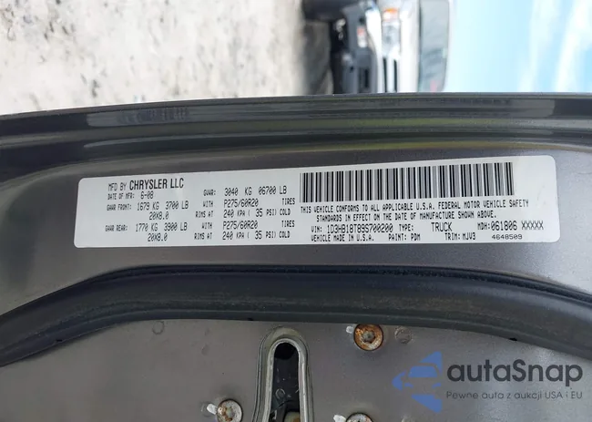 1D3HB18T89S700200: 43078874