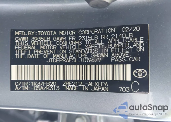 JTDEPRAE5LJ109679: 43078876