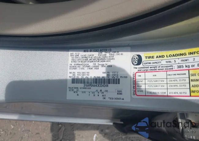 3FAHP0HA4CR334344: 43078920