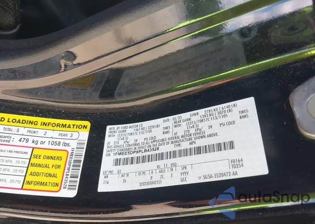 1FMEE5DP9PLB43528: 43080180