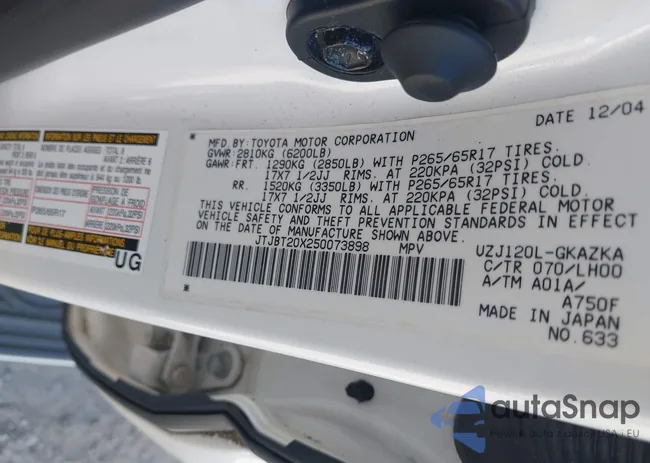 JTJBT20X250073898: 43080549