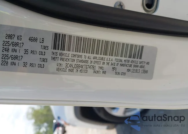 3C4NJDBB4KT674781: 43080694