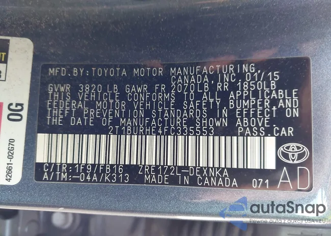 2T1BURHE4FC335553: 43080061