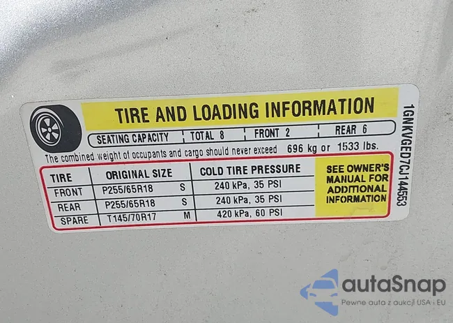 1GNKVGED7CJ144553: 43080100