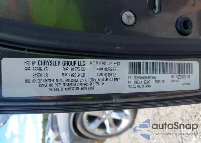 2C3CDYAG3EH143382: 43081160