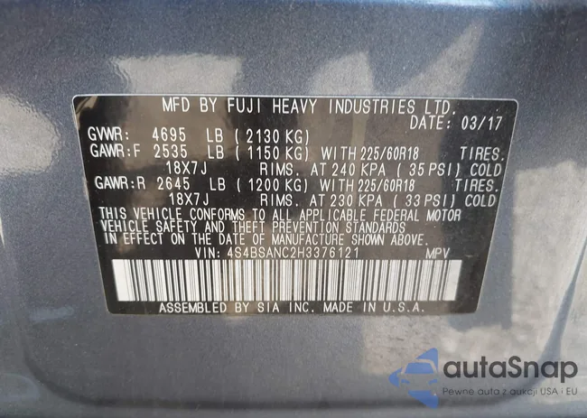 4S4BSANC2H3376121: 43081472