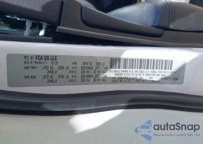 1C4RJFAG5LC112072: 43080896