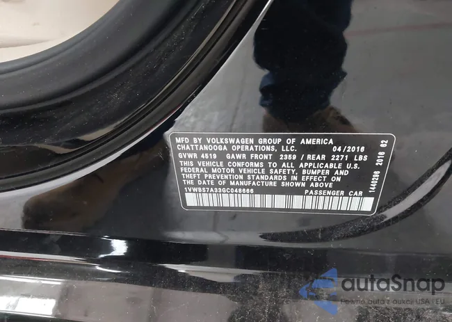 1VWBS7A33GC048666: 43080986