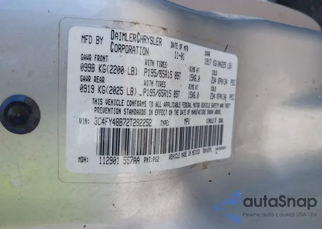 3C4FY48B72T292252: 43081065