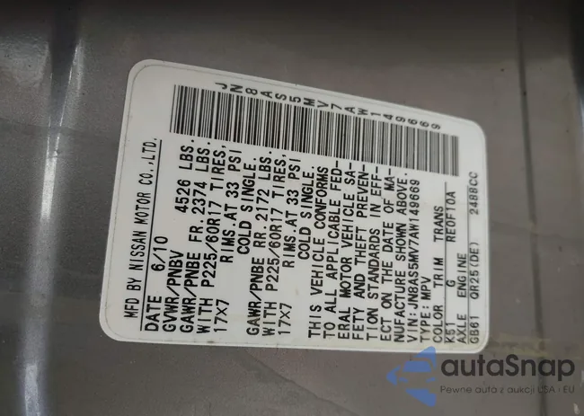JN8AS5MV7AW149669: 43082409