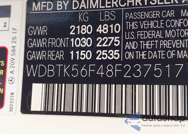 WDBTK56F48F237517: 43082676