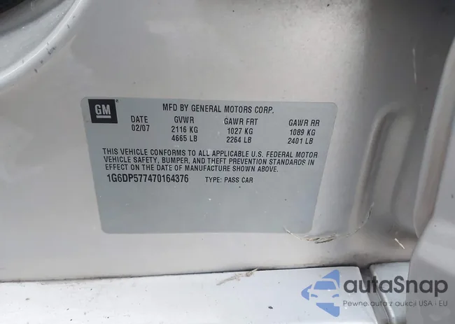 1G6DP577470164376: 43081875