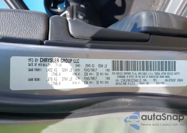 1C4RJFAG1EC540112: 43082008