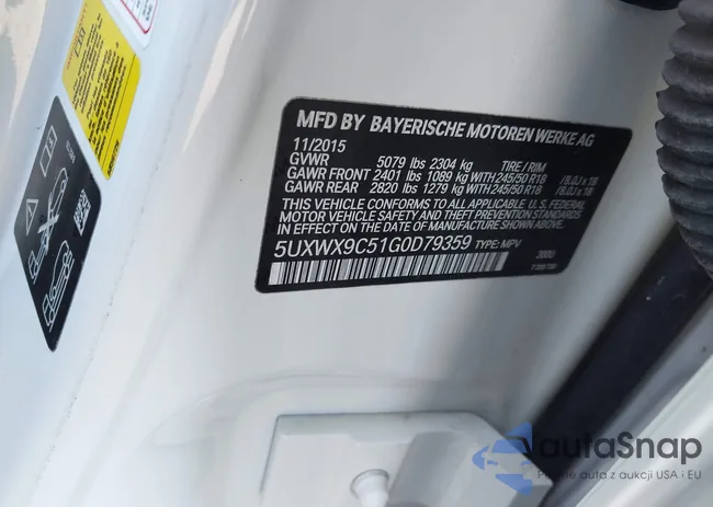 5UXWX9C51G0D79359: 43083246