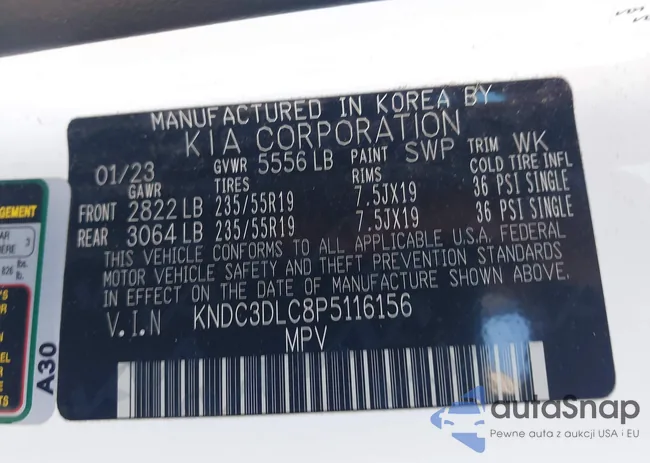 KNDC3DLC8P5116156: 43083292