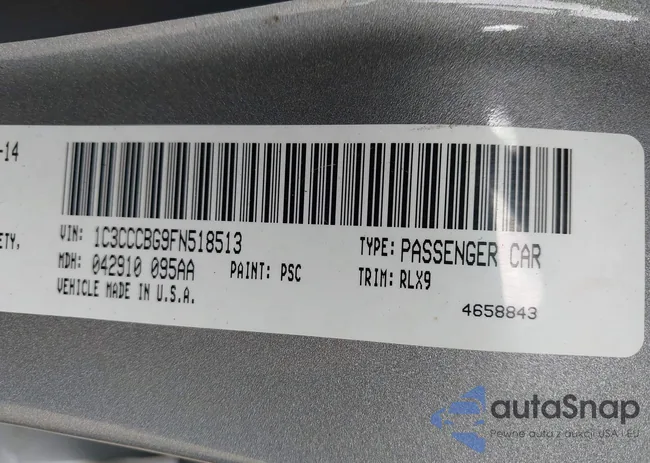 1C3CCCBG9FN518513: 43083334