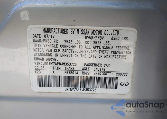 JN1EV7AP8JM353725: 43083411