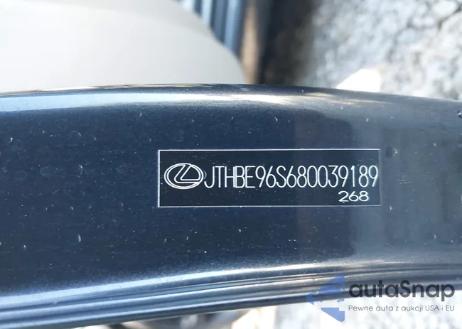 JTHBE96S680039189: 43083453