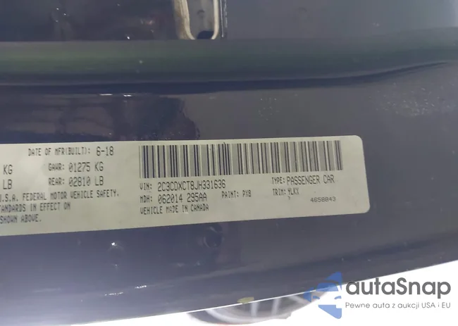 2C3CDXCT8JH331636: 43083523