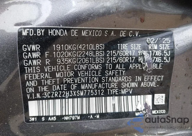 3CZRZ2H3XSM775312: 43083590