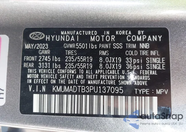 KMUMADTB3PU137095: 43083083