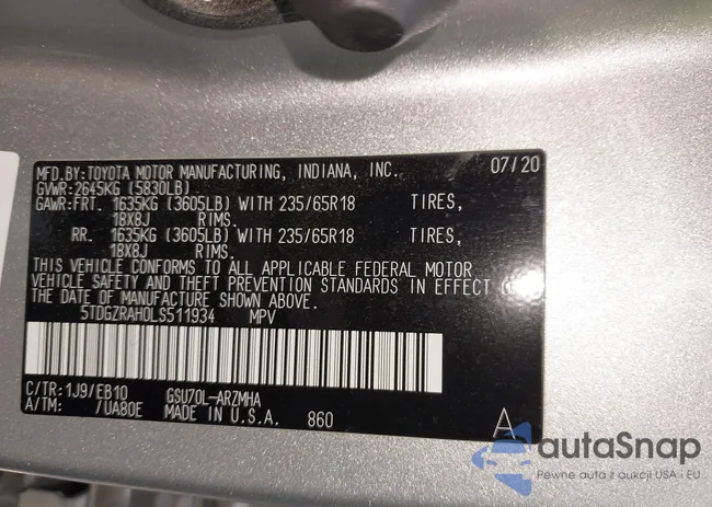 5TDGZRAH0LS511934: 43083123