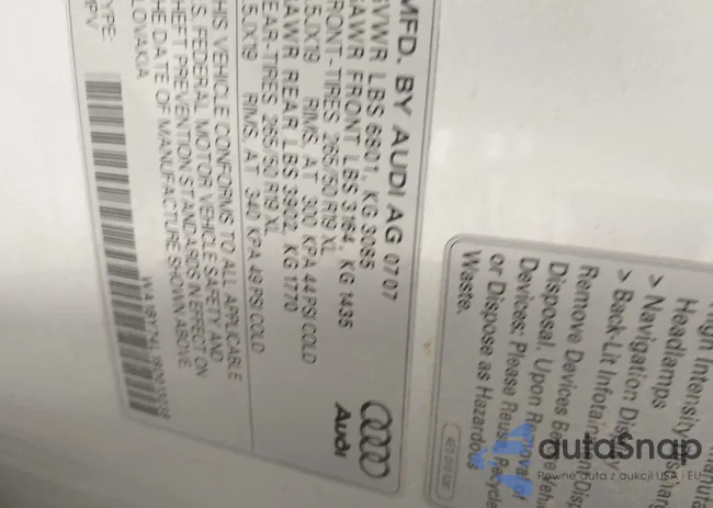 WA1BY74L18D013238: 43084122