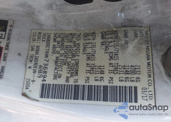 1N6BD0CTXHN736894: 43085448