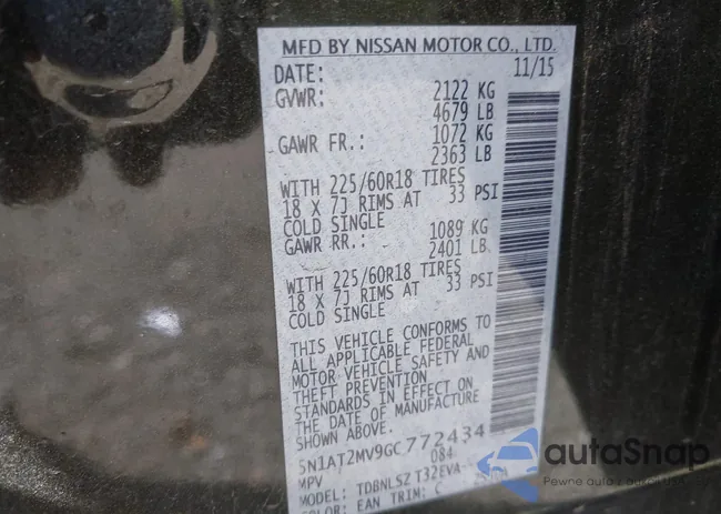 5N1AT2MV9GC772434: 43085629