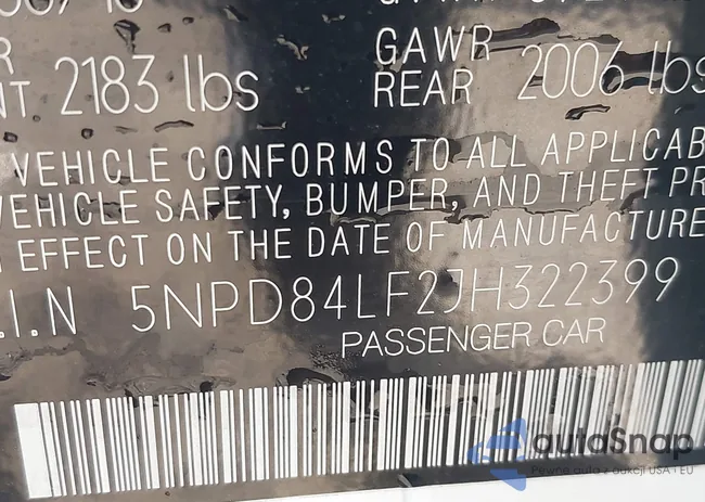 5NPD84LF2JH322399: 43085743