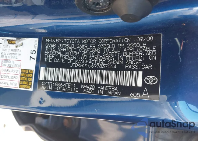 JTDKB20U697837664: 43084797