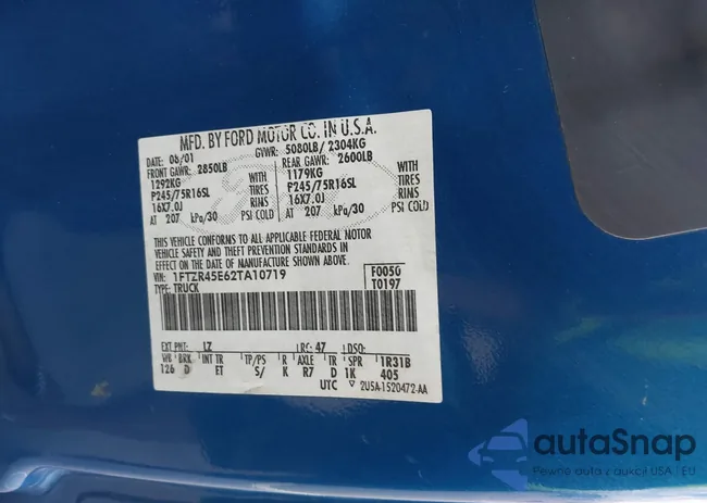 1FTZR45E62TA10719: 43084867