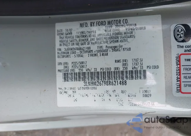 3LNHM26T98R621488: 43086188