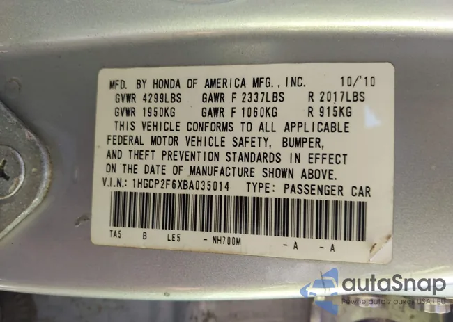 1HGCP2F6XBA035014: 43086236