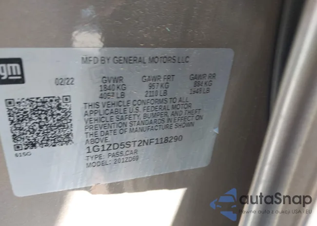 1G1ZD5ST2NF118290: 43086300