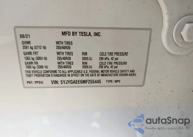 5YJYGAEE6MF255445: 43085824