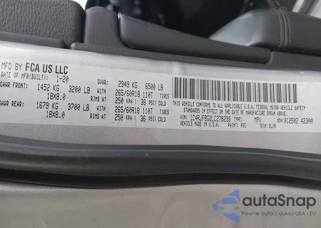 1C4RJFBG2LC278239: 43086052